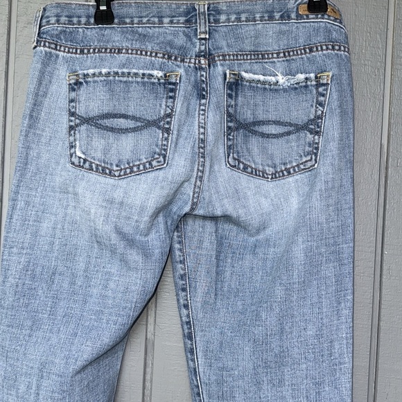 Abercrombie &Fitch Women's Blue Distressed Jeans Size 8 - Picture 8 of 11